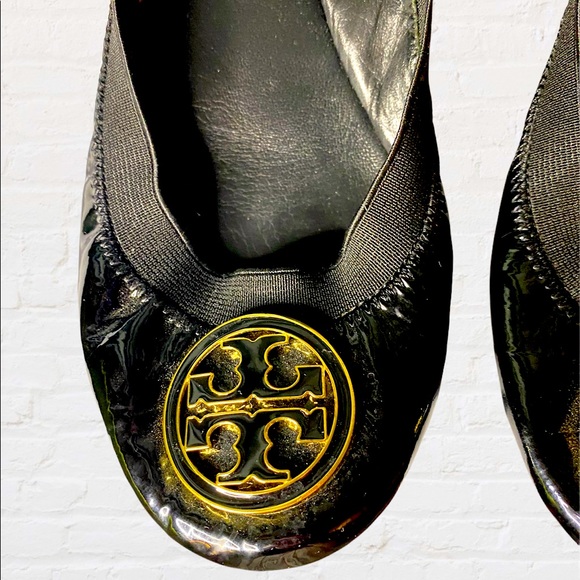 2/$50 bundle | Tory Burch Black Patent Leather Flats - Picture 3 of 4
